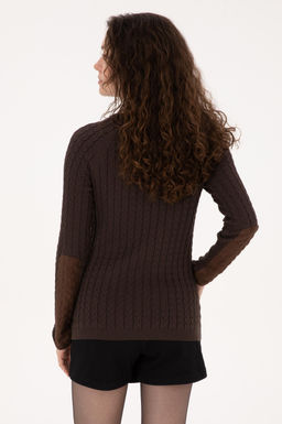 Kad_n Koyu Kahverengi Basic Kazak - U.s. polo assn фото 5