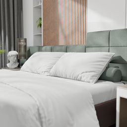 Постельное бельё дуэт «Этель», тенсель, белое