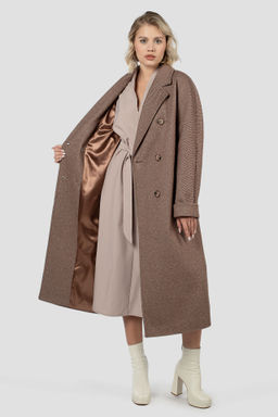 01-11998 Пальто женское демисезонное (пояс) - El podio фото 2