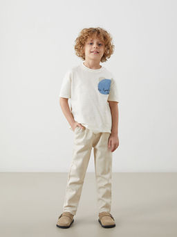 Beli Lastikli Basic Keten Erkek ?ocuk Pantolon