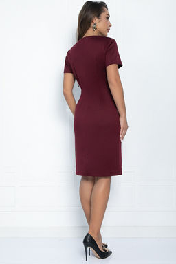 Платье Мемфис (бордовое) П11242 - Lt collection фото 2
