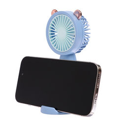 Подарочный набор вентилятор и зонт, голубой