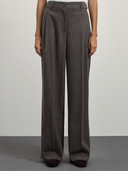 Брюки из шерсти с защипами / Zarina  фото 2