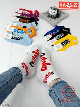 Носки женские с рисунком 10 пар