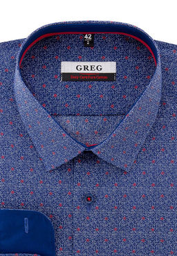 Сорочка мужская длинный рукав GREG 263/231/034/Z/1p