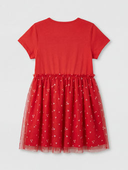 Bisiklet Yaka K?z ?ocuk T?t? Elbise