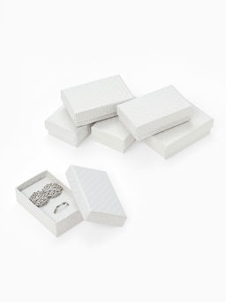 Набор коробочек подарочных 6 шт. под набор «Стёганая», 5×8, белый