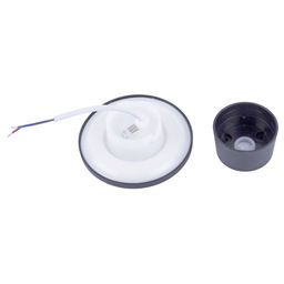 ULU-P35R-6W/3000K+4000K+6500K/D12 IP65 BLACK Светильник светодиодный уличный. Архитектурный накладной. С переключателем цвета свечения. Теплый(3000K)/Белый(4000K)/Дневной(6500K). Диаметр 12 см. Корпус черный. TM Uniel