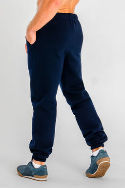 Арт. 62904 Брюки мужские с начесом 48-56 (5 шт) Цвет:темно-синий