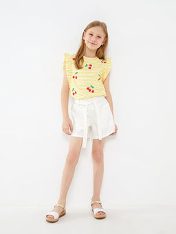 Beli Lastikli Basic Gabardin K?z ?ocuk ?ort