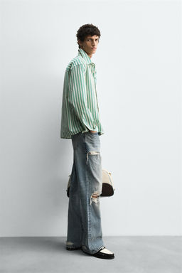 PLUTO PATCH STRIPED SHIRT HARRY LAMBERT FOR ZARA X DISNEY  фото 4