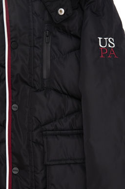 Черное пальто для мальчика - U.s. polo assn фото 4