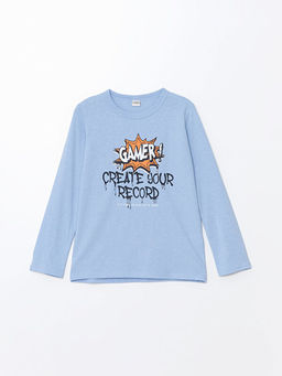Oversize Bisiklet Yaka Erkek ?ocuk Ti??rt