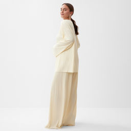 Костюм женский (блуза, брюки) MIST Classic collection, размер 44-46, бежевый