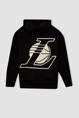 DeFactoFit Толстовка комфортного кроя с капюшоном NBA Los Angeles Lakers  фото 10