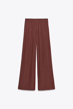 WIDE FLOWING TROUSERS - Zara фото 9