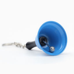 Цена за 2 шт. Колокольчик брелок «Белла», 6×4 см, синий