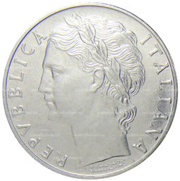 Монета 100 лир 1972 года Италия