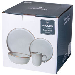 НАБОР ПОСУДЫ ОБЕДЕННЫЙ BRONCO MODERN SAND НА 4 ПЕР. 16 ПР.  фото 2