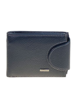 Портмоне мужское из натуральной кожи, цвет черный