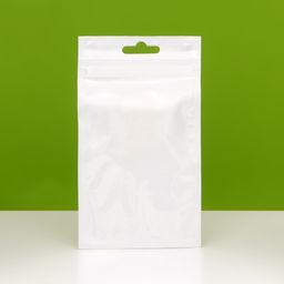 Цена за 50 шт. Пакет Zip-lock ПП, белый, со сплошным окном, плоский, еврослот ,8 х 14см