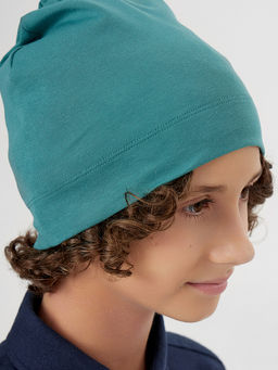 Шапка детская зеленая - Mark formelle фото 3