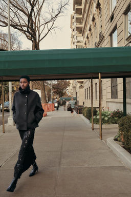 ZW COLLECTION SHORT WOOL BLEND COAT - Zara фото 2