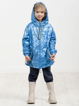 PELICAN, ветровка для девочек, Лазурный