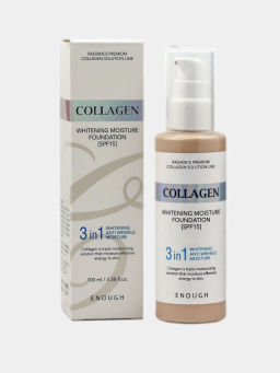 Тональный крем с коллагеном для сияния кожи ENOUGH Collagen Whitening Moisture Foundation SPF15 #13, 100ml
