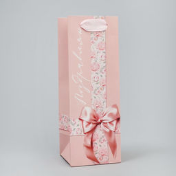 Пакет под бутылку Бутылочка для тебя, 9 х 25 х 8.9 см