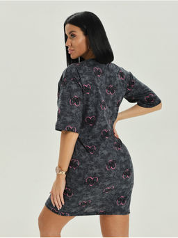 Платье домашнее Принт Графит женская - София фото 9