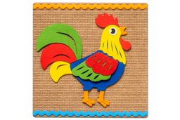 Коврик-пазл Петушок