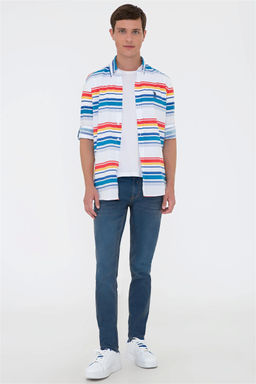 Мужская белая рубашка с длинным рукавом Неожиданная скидка в корзине - U.s. polo assn фото 4