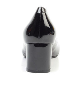 06-DB23-8 BLACK Туфли женские (натуральная кожа)