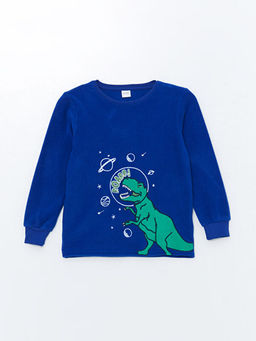 Bisiklet Yaka Polar Erkek ?ocuk Pijama Tak?m? - Waikiki фото 2