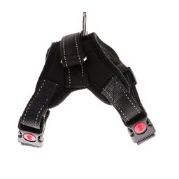 Шлейка К7 мягкая светоотражающая, размер S, ОГ 44-55 см, вес 5-9 кг, чёрная - Пижон фото 2