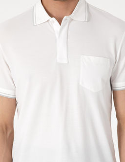 Ekru Ultralight Kuma_ Slim Fit Polo Yaka Ti__rt - Pierre cardin фото 6