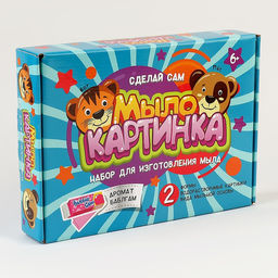 Мыло-картинка «Кот и пёс»