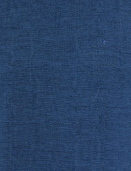 Базовый трикотажный свитер приталенного кроя цвета индиго с круглым вырезом - Cacharel фото 6