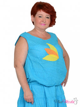 Майка Модель №1640 размеры 44-84 - Plusmoda фото 10