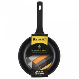 Сковорода с антипригарным покрытием Moderno д22см, h8см, s1,8мм, дно s5мм, литой алюминий, бакелитовая ручка с покрытием soft-touch, Regent (Китай) Подходит для всех видов плит, включая индукционную. - Домашняя мода фото 5