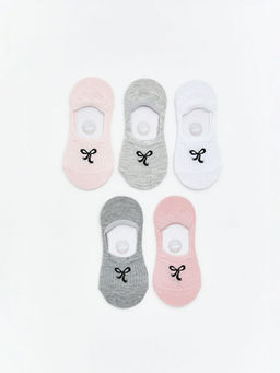 Desenli K?z ?ocuk Babet ?orap 5li