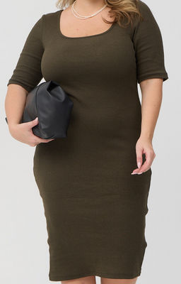 Платье из трикотажа кашкорсе с лайкрой - Solo mio фото 8