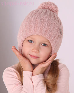 04-94-E Шапка для девочки флис (52-54)