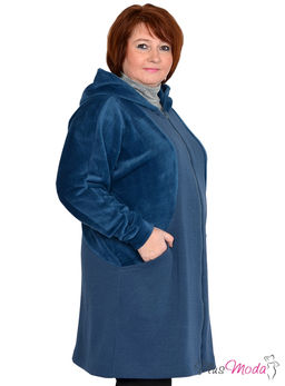 Куртка-полупальто Модель №545 размеры 44-82 - Plusmoda фото 4