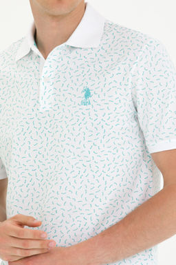 U. S. Polo Assn Мужская мятная футболка-поло - U.s. polo assn фото 7