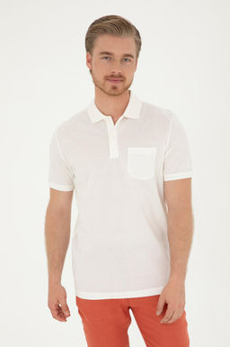 U. S. Polo Assn / Мужская футболка цвета экрю - U.s. polo assn фото 8