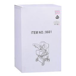 Коляска-люлька для кукол, металлическая, с корзиной, цвет морские звезды