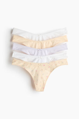 Pack de 5 bragas thong de algod?n - H&m фото 3
