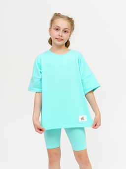 950Д Костюм с велосипедками "Бирюза"